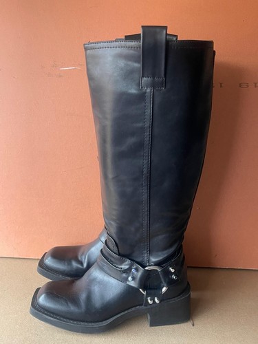 Ladies black leather pull - ladies,