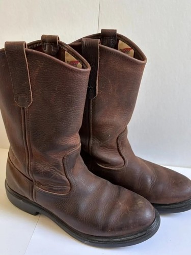 Red wing pecos leather pull - red,