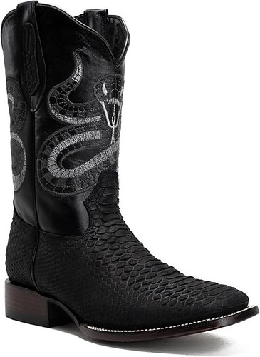 Genuine leather exotic python - leather,