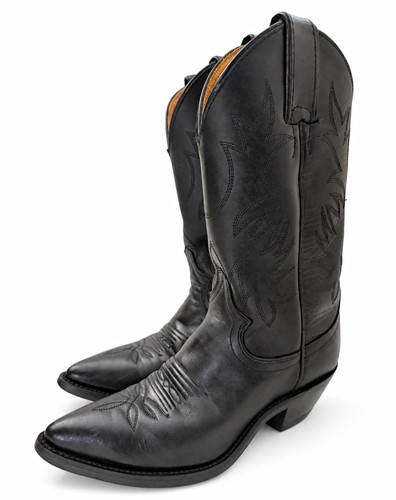 Justin 4903 black leather - black,