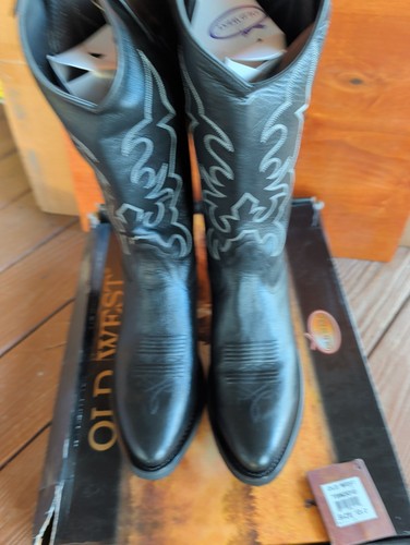 Old west mens black knee - old,