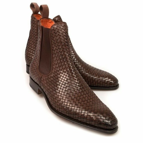 Handmade chelsea ankle brown - handmade,