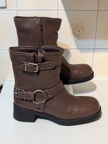 Bottero brown leather boots - bottero,