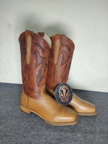 Men brown ostrich pattern - men's,