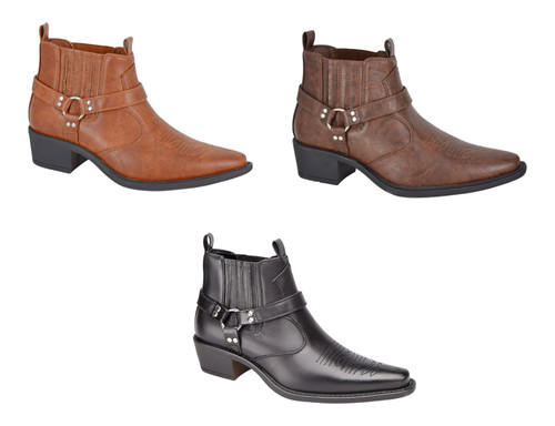 Brass mens western boots - mens,