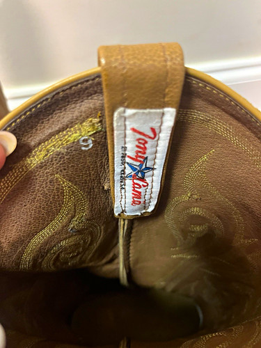 Tony lama tan brown leather - brown,