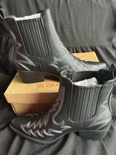 Globalwin black pointed toe - globalwin,