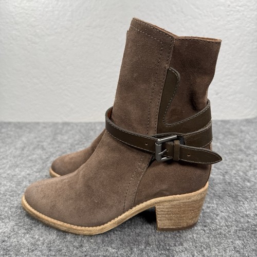 All saints brown suede - brown, ankle