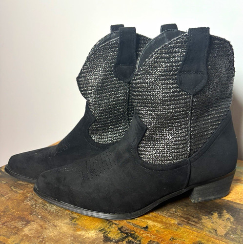Women black s suede - black, h.i.s